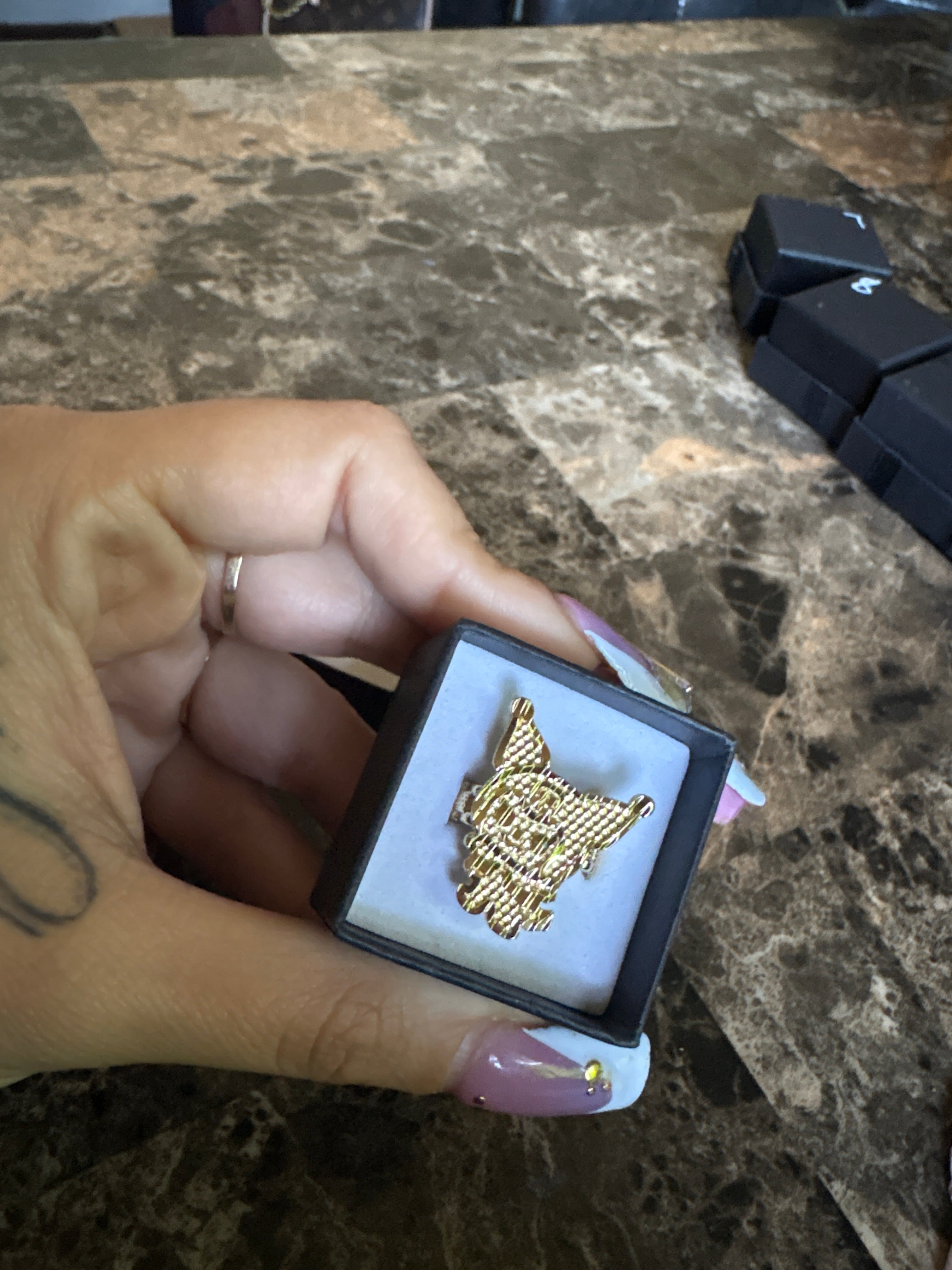 Kuromi Ring Size 7